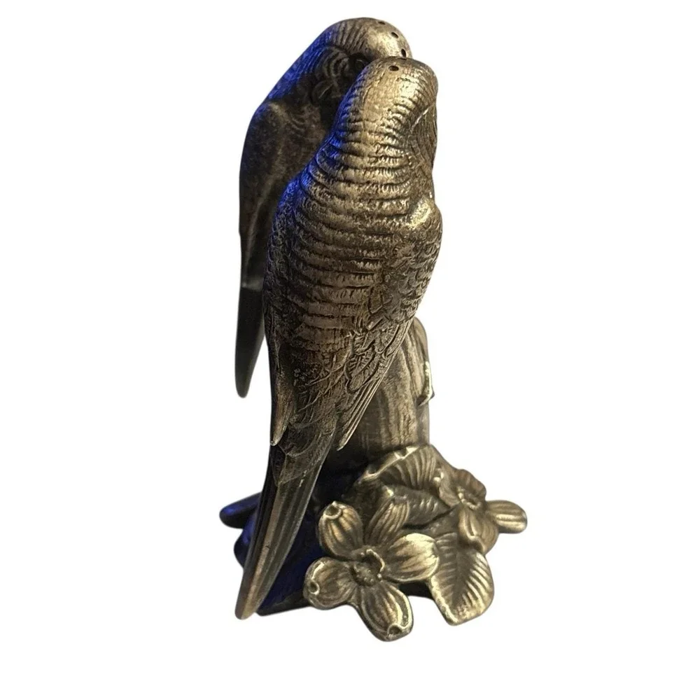 VTG‎ Weidlich Bros Silverplate Parrots Salt and Pepper Set WB Mfg Co Collectible